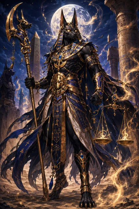 Anubis — a Legend card from the Egyptian pantheon in Mythic Picks.