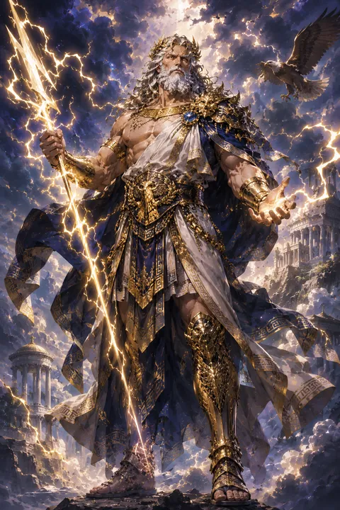 Zeus — a Legend card from the Greek pantheon in Mythic Picks.